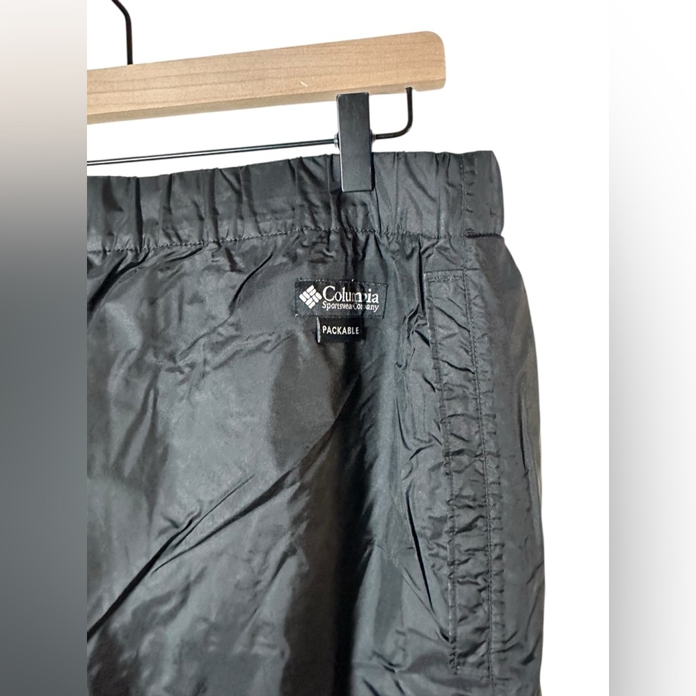 Columbia Men’s Large Black Nylon Waterproof Ski / Hiking Pants - Picture 9 of 12